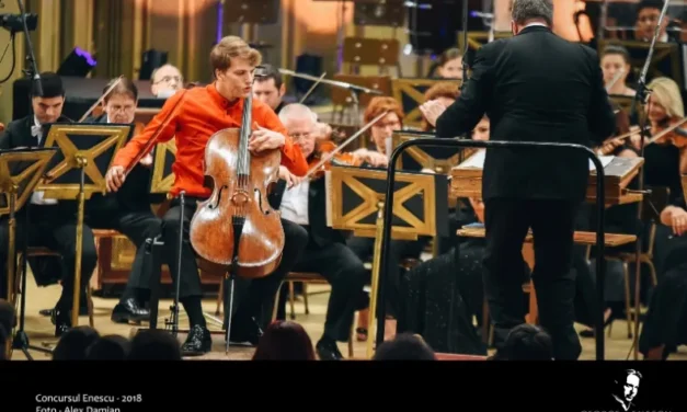 Estonianul Marcel Johannes Kits câștigă Concursul Enescu 2018 la Secțiunea Violoncel