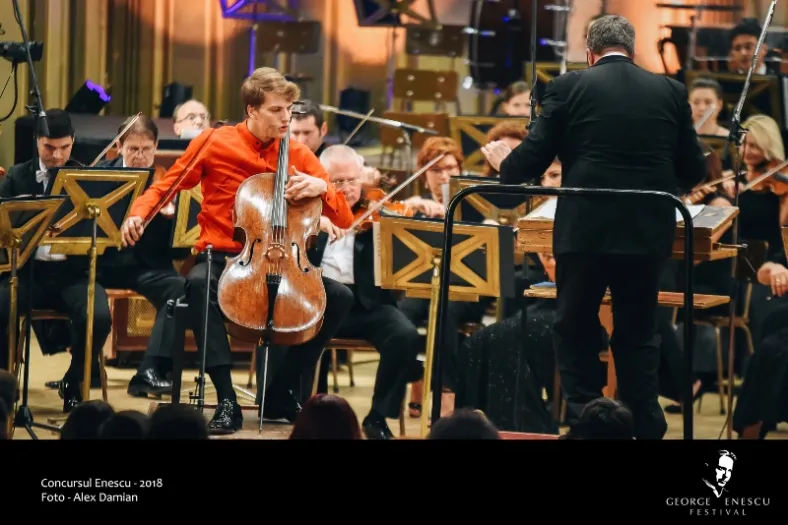 Estonianul Marcel Johannes Kits câștigă Concursul Enescu 2018 la Secțiunea Violoncel