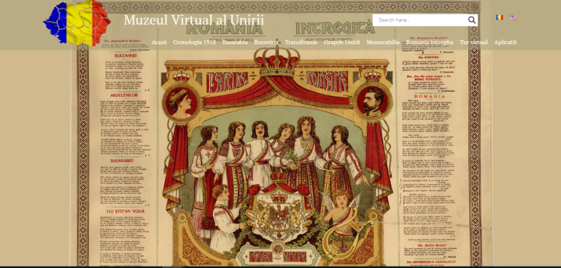 Lansarea proiectului digital dedicat Centenarului Desăvârșirii Unității Naționale, Muzeul Virtual al Unirii, de către Muzeul Național de Istorie a României