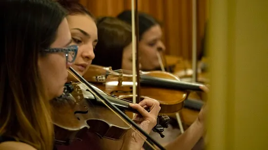 Orchestra Română de Tineret condusă de concert-maestrul Rafael Butaru la Roma