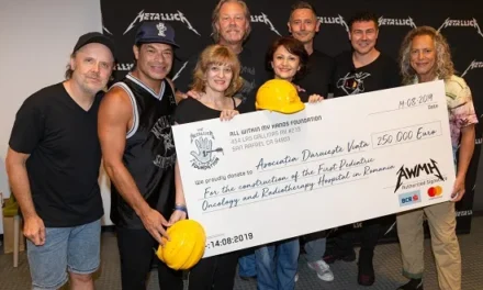 Trupa Metallica donează 250.000 de euro pentru inițiativa #NoiFacemUnSpital
