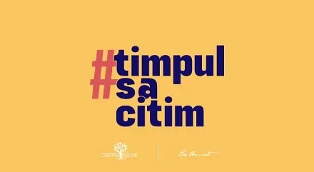 Asociația Curtea Veche sprijină lectura prin campania #timpulsacitim