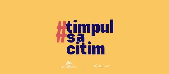 Asociația Curtea Veche sprijină lectura prin campania #timpulsacitim