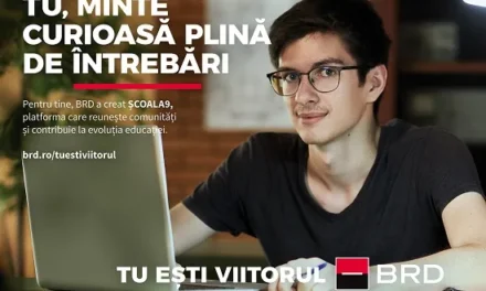 BRD lansează campania de brand „Tu ești viitorul”, aducând în prim-plan platformele Scena9, Școala9 și MINDCRAFT