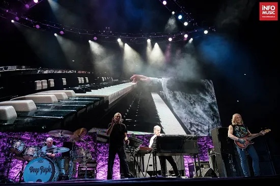 Peste 7.000 de fani ai muzicii rock, la concertul Deep Purple din Cluj