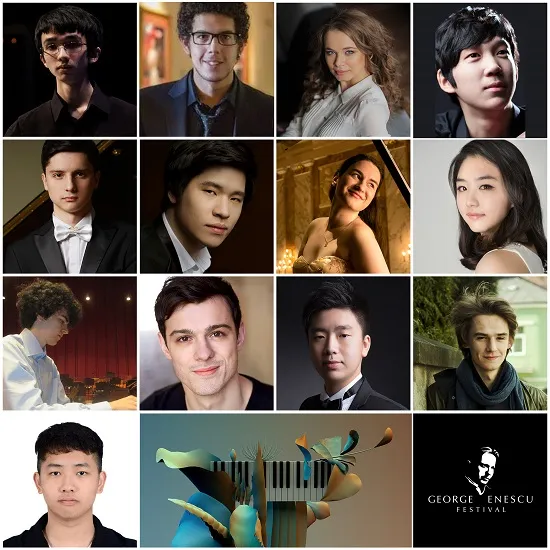 13 tineri pianiști din 8 țări s-au calificat în Etapa a II-a a Secțiunii de Pian de la Concursul Enescu 2020