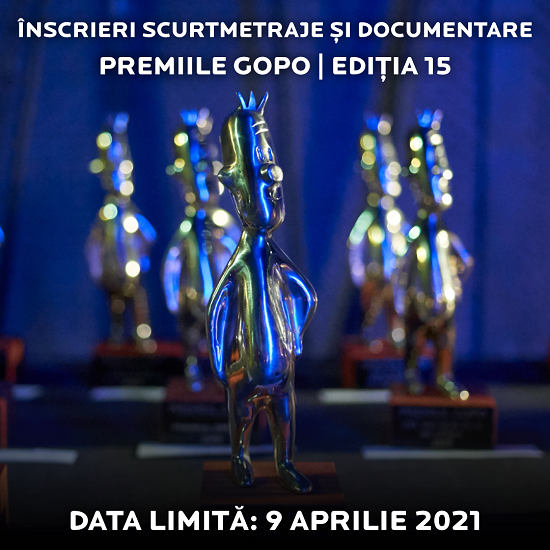 Premiile Gopo 2021: apel de înscrieri pentru categoriile de documentar și scurtmetraj