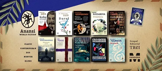 10 noi titluri îmbogățesc  portofoliul colecției Anansi. World Fiction