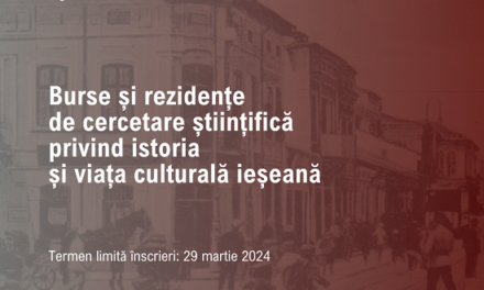 Burse și rezidențe de cercetare științifică „Junimea” – apel deschis la candidaturi