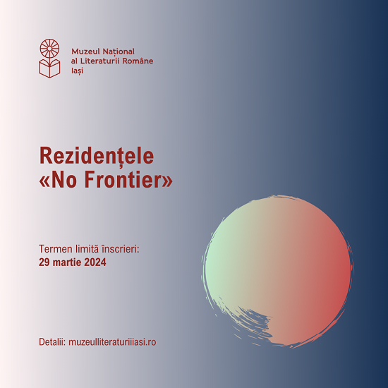 Apel la candidaturi pentru Rezidențele «No Frontier»