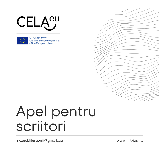 Apel pentru scriitori – proiect european CELA