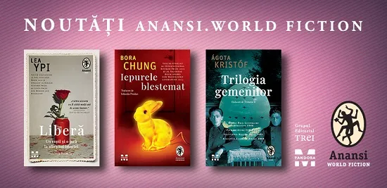 Două nume în plină ascensiune ale scenei literare internaționale, traduse în premieră, și reeditarea unei trilogii mult-așteptate, în colecția ANANSI