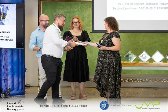 Ateneul ieșean premiat pentru proiectul „ZETgeneration – Zâmbet, Empatie, Terapie”