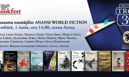 Autori de marcă din literatura universală,  în portofoliul Anansi. World Fiction la Bookfest 2024