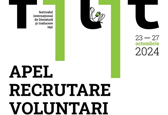 Apel recrutare voluntari pentru FILIT 2024