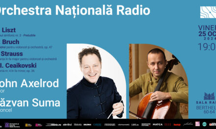 Dirijorul american John Axelrod: concert Liszt / Bruch / R. Strauss / Ceaikovski la Sala Radio