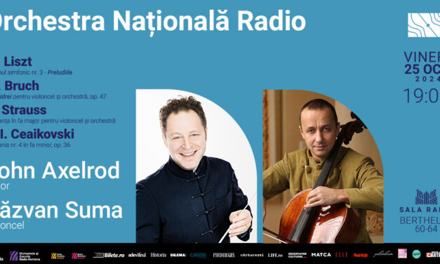 Dirijorul american John Axelrod: concert Liszt / Bruch / R. Strauss / Ceaikovski la Sala Radio