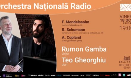 Doi invitați speciali sosesc la Sala Radio: dirijorul britanic Rumon Gamba și pianistul Teo Gheorghiu