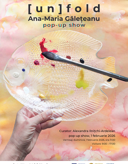 Expoziția „[un]fold” semnată de Ana-Maria Gălețeanu se deschide la Buzău sub forma unui pop-up show