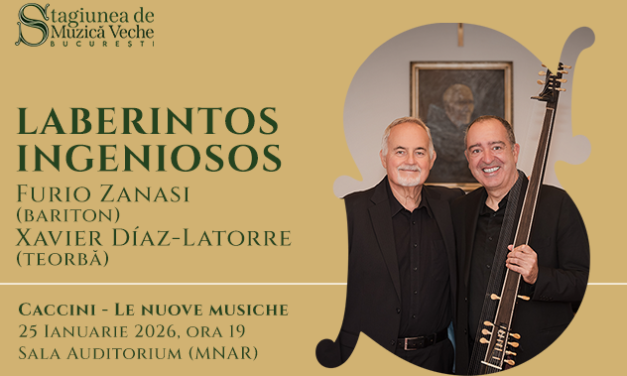CACCINI – Le nuove musiche | Un regal în deschiderea Stagiunii de Muzică Veche București  