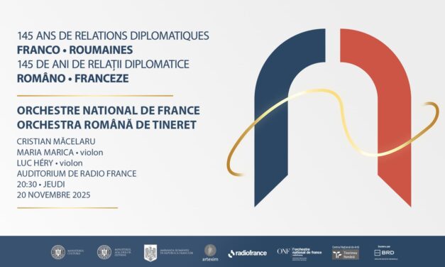 Orchestra Română de Tineret și Orchestra Națională a Franței, împreună pentru a celebra la Paris 145 de ani de relații diplomatice româno-franceze