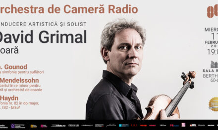 Violonistul francez David Grimal:concert Gounod/ Mendelssohn/ Haydn la Sala Radio