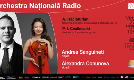 Violonista Alexandra Conunova cântă Haciaturian la Sala Radio
