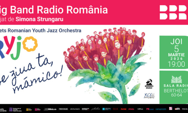 „De ziua ta, mămico”: Concert din seria „Big Band-ul Radio România meets Romanian Youth Jazz Orchestra”