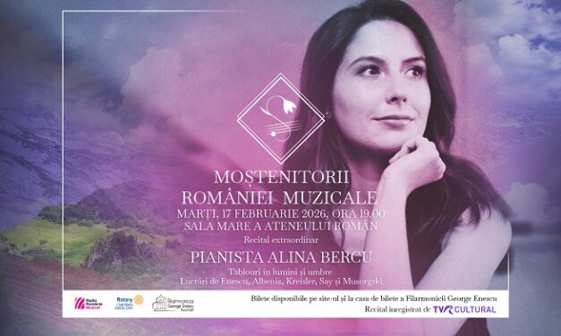 „Moștenitorii României muzicale”: recital-eveniment susținut de pianista Alina Bercu