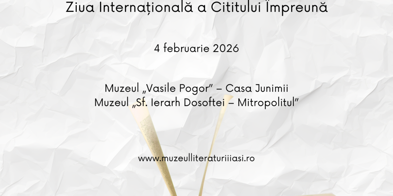 ZICI la Muzeul Național al Literaturii Române Iași