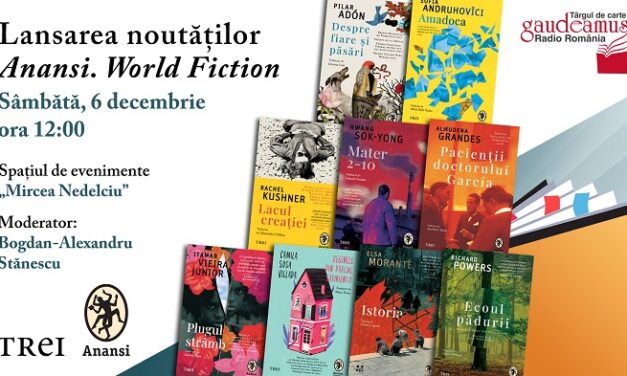 Anansi. World Fiction: un raft plin de noutăți literare la Gaudeamus 2025