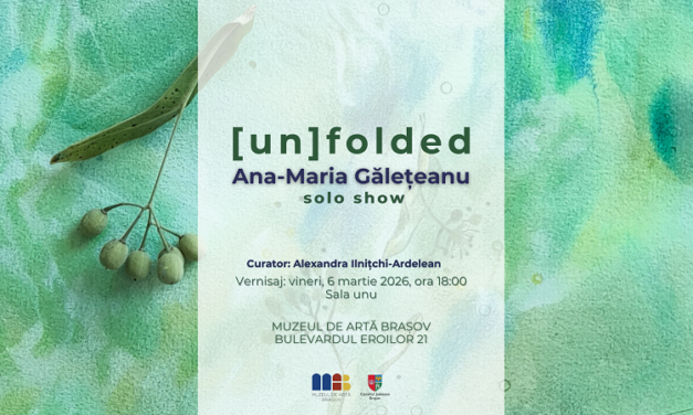 După un circuit național, prima expoziție a artistei Ana-Maria Gălețeanu se reîntoarce la Brașov