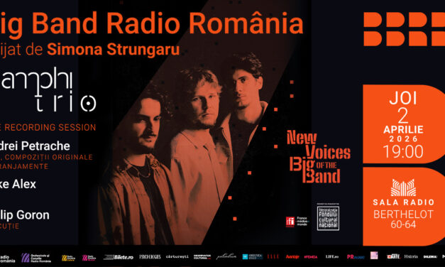 New Voices of the Big Band: concert de jazz prezentat de Big Band-ul Radio România și trio-ul AMPHITRIO
