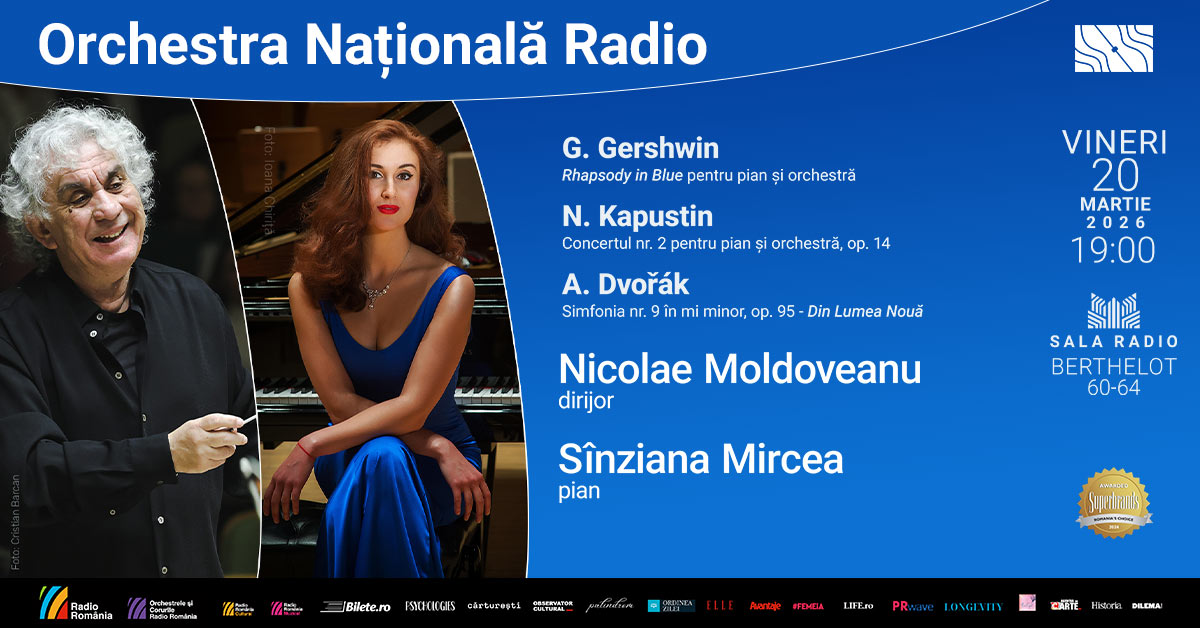 Pianista Sînziana Mircea cântă „Rhapsody in Blue” la Sala Radio