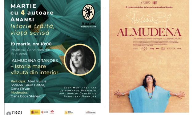 Seară de literatură și film la Institutul Cervantes:universul literar al scriitoarei Almudena Grandes