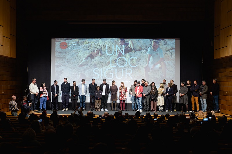 Sală plină la premiera de gală a filmului Un loc sigur la Muzeul Național de Artă al României