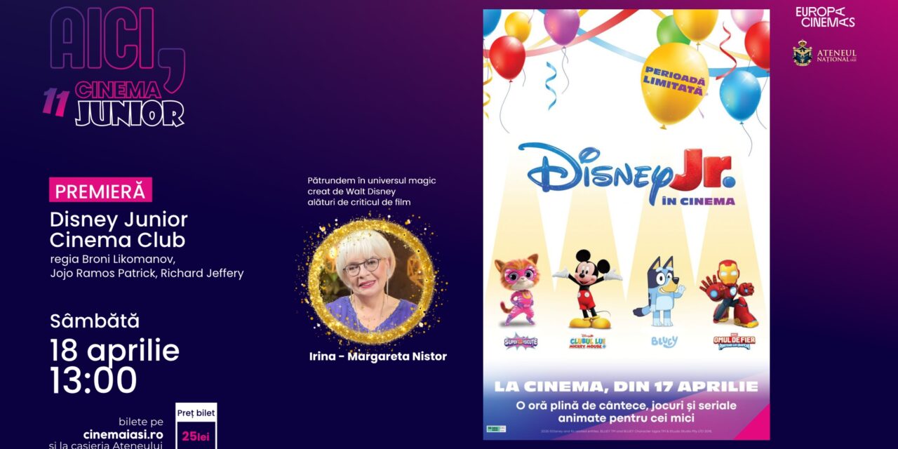 „Aici, Cinema Junior” – episodul #11 | Proiect de educație cinematografică pentru micii cinefili