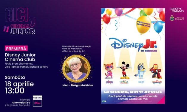 „Aici, Cinema Junior” – episodul #11 | Proiect de educație cinematografică pentru micii cinefili