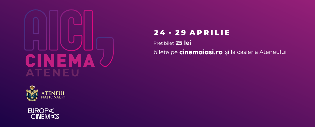 Program Cinema Ateneu | 24-29 aprilie 2026