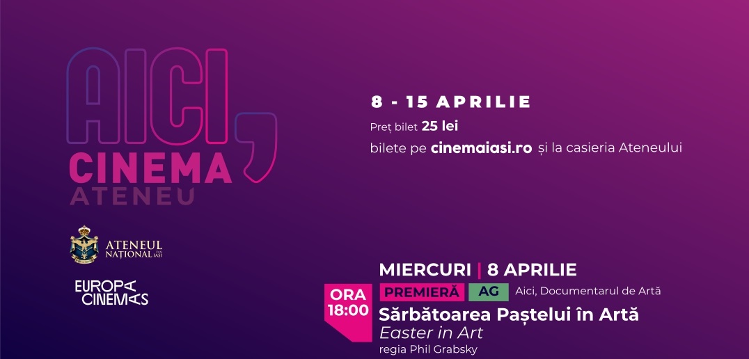 Program Cinema Ateneu | 8-15 aprilie 2026