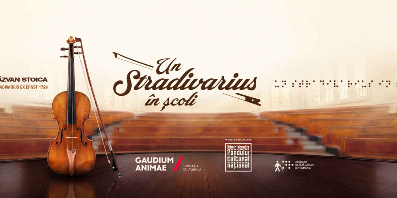 Începe „Un Stradivarius în școli” – Ediția specială pentru copii deficienți de vedere și din orașe cu acces limitat la cultură