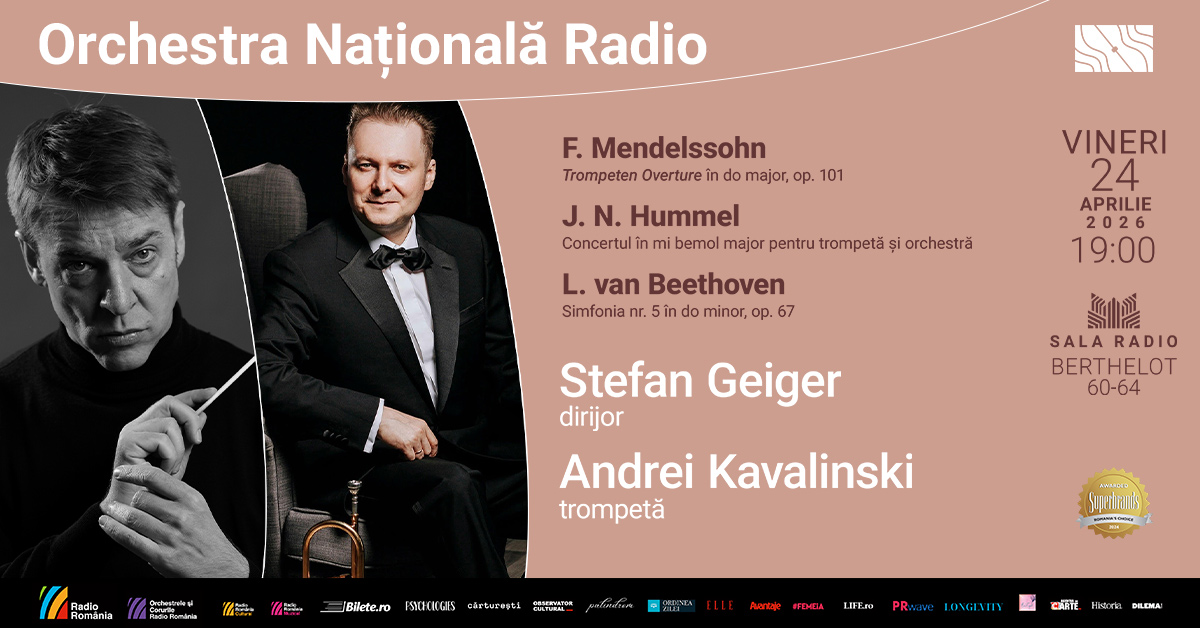 Andrei Kavalinski, unul dintre cei mai mari trompetiști din lume,invitat la Sala Radio