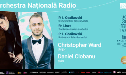 Seară romantică la Sala Radio: Ceaikovski și Liszt, cu dirijorul Christopher Ward și pianistul Daniel Ciobanu
