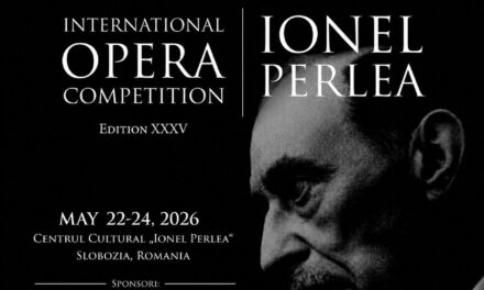 Concursul Internațional de Canto Ionel Perlea – ediţia 35, începe pe 22 mai