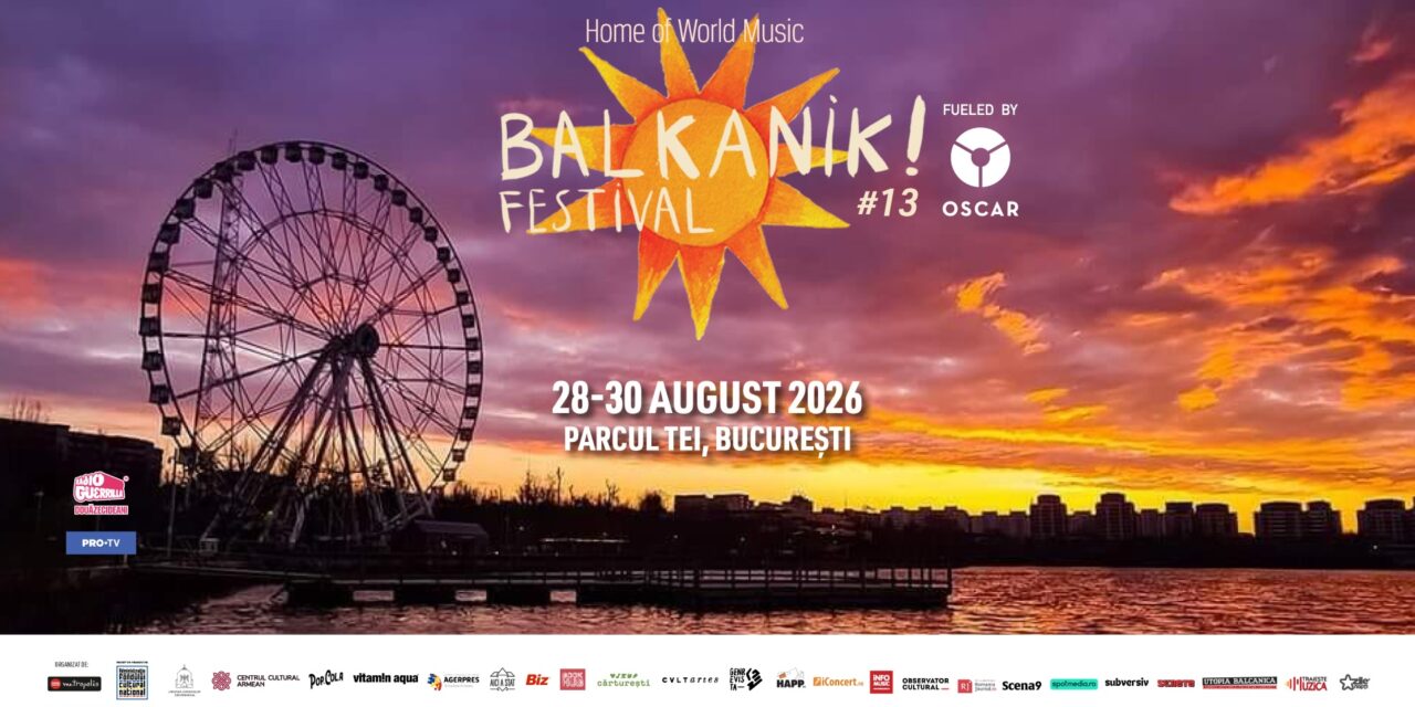 Trei zile de muzică, dans și apusuri pe Lacul Tei: Balkanik Festival revine între 28–30 august