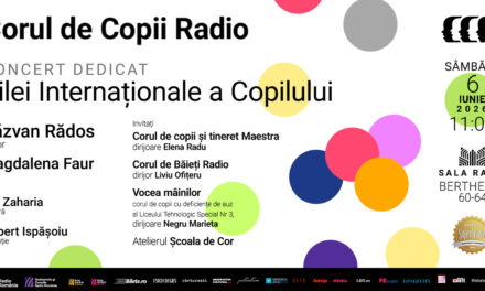 Copilăria, sărbătorită prin muzică la Sala Radio