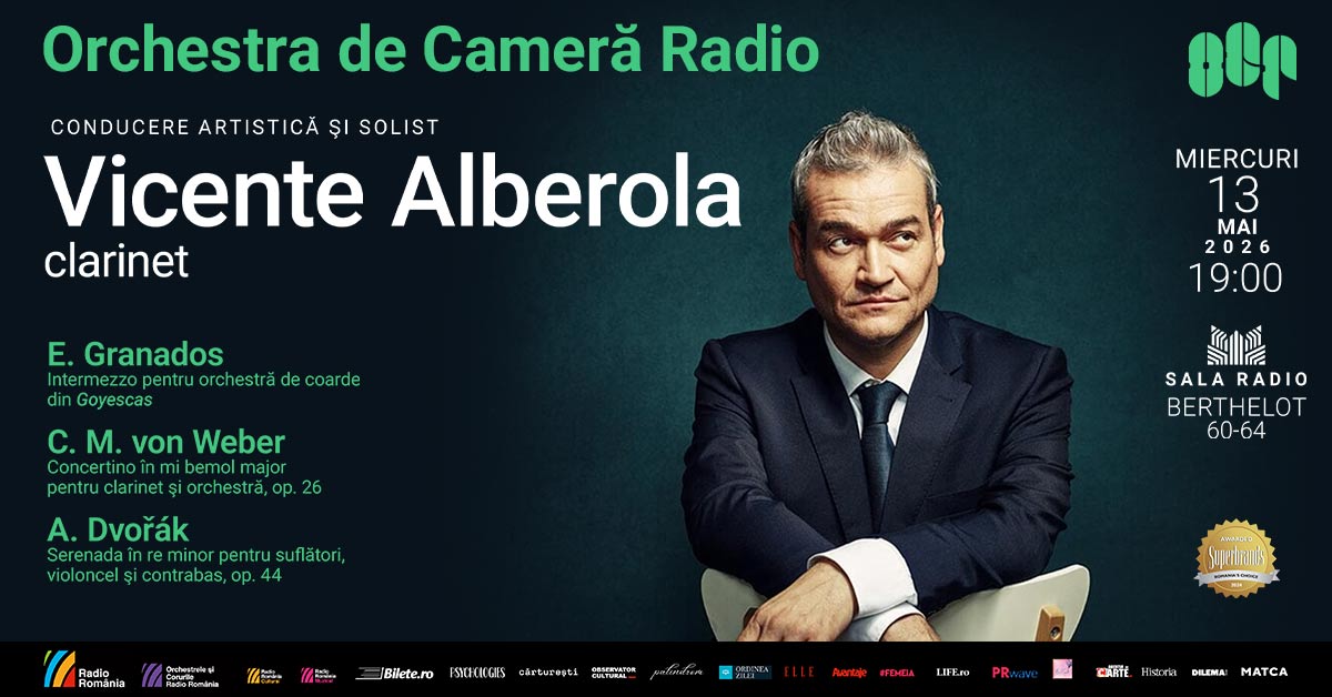 Clarinetistul și dirijorul spaniol Vicente Alberola invitat la Sala Radio