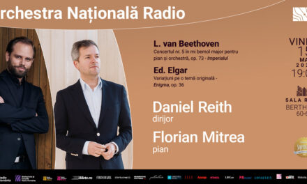 „Imperialul” de Beethoven cu pianistul Florian Mitrea, la Sala Radio