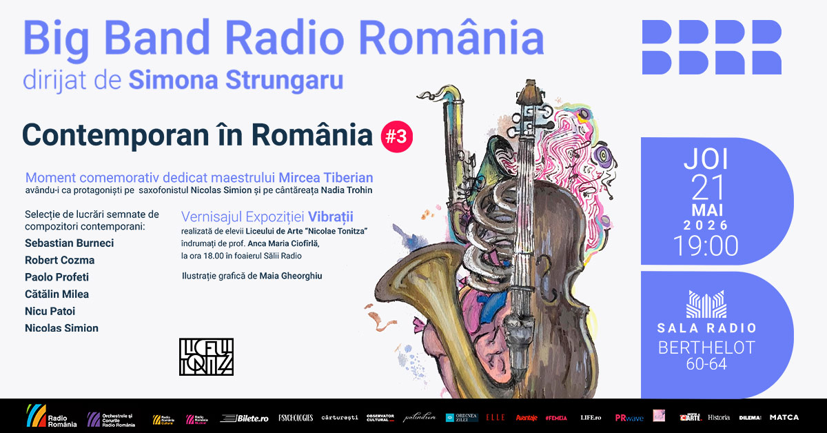 „Contemporan în România”: Big Band-ul Radio ne dă întâlnire cu jazz-ul autohton