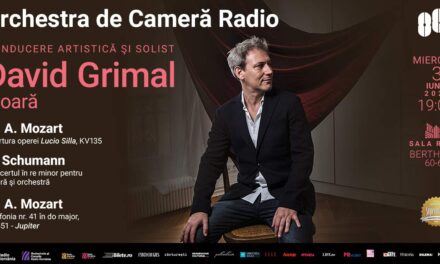 Violonistul francez David Grimal, un Stradivarius din 1710, Mozart și Schumann la Sala Radio